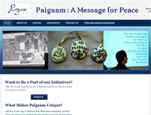Tablet Screenshot of paigaampeace.org